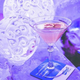intricately carved ice sculptures and cocktails served in ice glassware at Minus 5